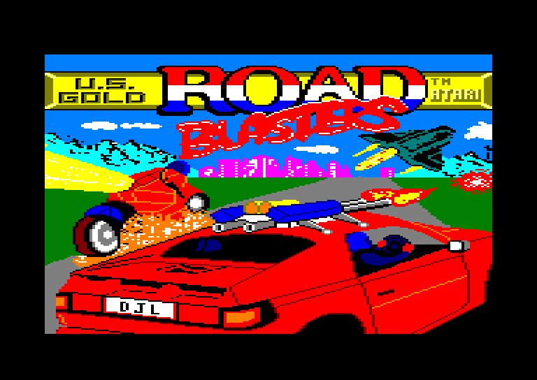 Amstrad CPC игры. Roadblasters. 3do Blaster. Road Blasters.